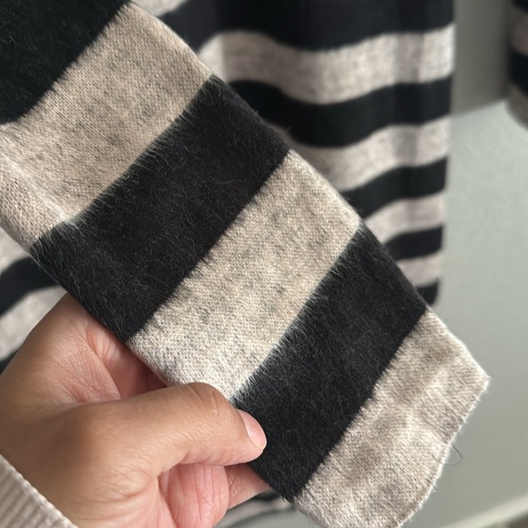 Tibi New York Sweater Dress striped long-sleeve size 4 - Picture 3 of 8